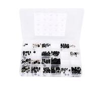 Tactile Push Button Switch Kit 250pcs | 25 Values Micro Tact Switch for Electronics Repair/TV/Audio | 12V 0.1A Robust Plastic Switches