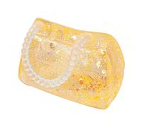 Tactile Squishy Texture - Glitter Purse Fidget, Tear Resistant Material for Heavy Duty Squeezing, Miniature Fashion Bag, Handheld Sensory Toy with Ultra Soft Outer Membrane, Stress Relief Item