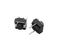 Tactile Switch Momentary Tact 2Pin 6X6mmTouch Push Button High 5mm 7mm 8mm 9mm 20/50/100Pcs(6x6x5mm,100Pcs)