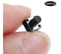 Tactile Switches, Momentary Pushbutton Switches 100pcs 6 X 6 X 8mm Mini Micro Tact Switch Accessory Momentary Tactile Push Button Switch for PCB Applications