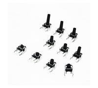 Tactile Tact Push Button 50PCS 6x6mm Switch 6 * 4.3/5/6/7/8/9/10/12mm Horizontal Holder Pin DIP Micro(6x6x4.3mm)