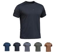 TactiShirt - Outdoor Performance Tactical Shirt, Mens Quick Dry Polo Golf Shirt, Sports Casual Collared Shirts (Black,M)
