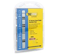 Tacwise 0204 Selection Pack of Type 91 / 15 -30 mm Galvanised Narrow Crown Staples, Pack of 2800