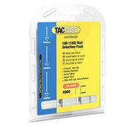 Tacwise 0205 Galvanised Brad Nails 18G / 15-30 mm, Pack of 4000 | Type 18G Nails (2000 x 15mm, 1000 x 25mm and 1000 x 30mm)