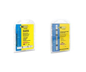 Tacwise 0205 Selection Pack of Type 180/15-30 mm Galvanised 18G Brad Nails, Pack of 4,000 & 0204 Selection Pack of Type 91/15-30 mm Galvanised Narrow Crown Staples, Pack of 2800