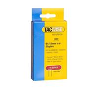 Tacwise 0283 Type 91/15 mm Galvanised Narrow Crown Staples, Pack of 1000