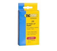 Tacwise 0283 Type 91 / 15mm Galvanised Narrow Crown Staples (1000)