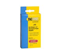 Tacwise 0288 Type 91/22mm Galvanised Narrow Crown Staples, Divergent Point, x 1000