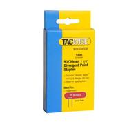 Tacwise 0289 Type 91 / 30 mm Galvanised Narrow Crown Staples, Divergent Point, Pack of 1000