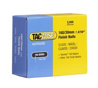 Tacwise 0293 Type 16G / 30 mm Galvanised Finish Nails, Pack of 2500