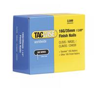 Tacwise Finish Nails 0294 Type 16G 32 mm Galvanised Silver - Pack of 2500