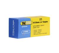 Tacwise 0304 Type 97 / 20 mm Galvanised Narrow Crown Staples, Pack of 5,000