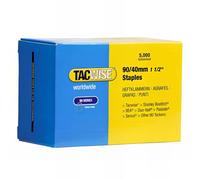 Tacwise 0311 Type 90 / 40 mm Galvanised Narrow Crown Staples, Pack of 5000
