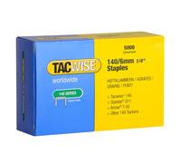 Tacwise 0340 Type 140/6mm Heavy Duty Galvanised Staples, Pack of 5000