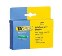 Tacwise 0345 140 Series 6mm Staples Galvanised 2000 Pack - T50 G A11 Z4-140