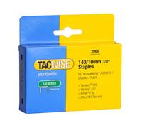 Tacwise 0347 Type 140/10mm Heavy Duty Galvanised Staples, Pack of 2000