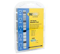 Tacwise 0350 Selection Pack of Type 140/6-14mm Heavy Duty Galvanised Staples, Pack of 4400, Silver