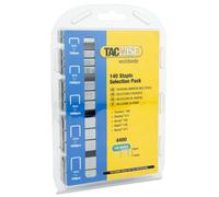 Tacwise 0350 Selection Pack of Type 140/6-14mm Heavy Duty Galvanised Staples, Pack of 4400, Silver