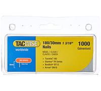 Tacwise 0362 Galvanised Brad Nails Type 18G / 30 mm, Pack of 1000