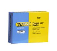 Tacwise 0365 Type 71 / 4 mm Galvanised Upholstery Staples, Pack of 20,000