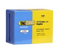 Tacwise 0370 Type 71 / 12 mm Galvanised Upholstery Staples, Pack of 20,000