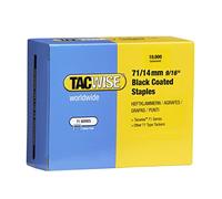 Tacwise 0374 Galvanised Upholstery Staples, Type 71/14 mm, Black, 20,000 | Pack of 20,000 Black Uphostery Staples