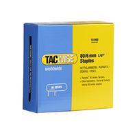 Tacwise 0381 Type 80/6mm Galvanised Upholstery Staples, Pack of 10,000