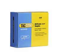 Tacwise 0382 Type 80 / 8 mm Galvanised Upholstery Staples, Pack of 10,000, Silver