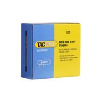 Tacwise 0382 Type 80 / 8 mm Galvanised Upholstery Staples, Pack of 10,000, Silver