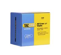 Tacwise Upholstery Staples 0384 Type 80 (80/12 mm) Galvanised – Pack of 10,000 – Blue