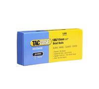 Tacwise 0392 Type 18G / 10 mm Galvanised Brad Nails, Pack of 5,000, Silver
