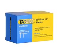 Tacwise 0450 Type 53 / 12 mm Galvanised Staples, Pack of 5000