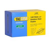 Tacwise 0477 Heavy Duty Stainless Steel Staples, 140/10 mm, Pack of 5000