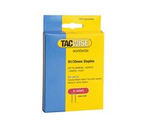 Tacwise 0746 91 Narrow Crown Staples 35Mm - Electric Tackers (Pack 1000)