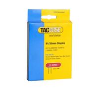 Tacwise 0746 Type 91 / 35 mm Galvanised Narrow Crown Staples, Pack of 1000