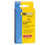Tacwise 768 91 Narrow Crown Staples 40mm - Electric Tackers Pack 1000