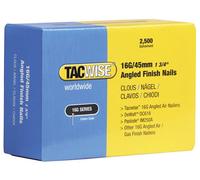 Tacwise 0769 16G 32mm Angled Finish Nails Galvanised 2500 Pack 16Ga Dcn660 Im65A