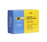 Tacwise 0770 16G/38 mm Angled Finish Nails - Box of 2,500, Silver