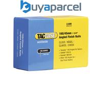 Tacwise 16 Gauge Angled Brad Nails 773 63mm Galvanised 20° Pack of 2500 for DC618K