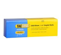 Tacwise 0827 500/40 mm Angled Nails-Box of 5,000, Silver, 40mm