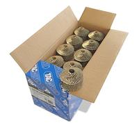 Tacwise 1012 Type 2.1 / 50 mm Galvanised Conical Top Coil Nails, Ring Shank, 16° Inclined, Wire Collated, Pack of 14,400