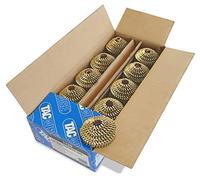 Tacwise 1128 Galvanised Conical Top Coil Nails, 2.1/22 mm, 16°, 14,400 | Blunt Point, Ring Shank, 16° Inclined, Pack of 14,400 Nails Wire Collated in 360 Nails per Coil