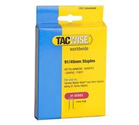 Tacwise 1174 Type 91 / 45 mm Galvanised Narrow Crown Staples, Pack of 1,000