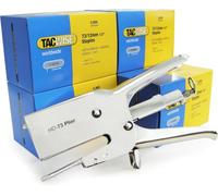 Tacwise 1199 HD-73 Heavy Duty Plier Stapler with 25,000 73 / 12mm Staples | Chrome