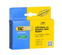Tacwise Staples 1217 Type 140/10mm – Heavy-Duty Stainless Steel – Pack of 2000