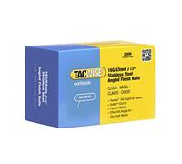 Tacwise 1226 Type 160 (16G) / 63 mm Stainless Steel Angled Finish Nails, 20° Inclined, Pack of 2,500