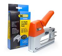 Tacwise 1248 Z3-53 Metal Staple/Nail Gun with 6,000 Staples, Uses Type 53 Staples & 180 Nails,Red