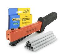 Tacwise 1262 A54 Heavy Duty Hammer Tacker with 2000 140/12mm Staples, Uses Type 140 / 6 - 12 mm Staples