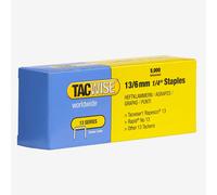 Tacwise Type 13/6mm Staples for Staple Gun (Box 5000), Silber