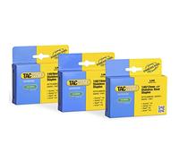 Tacwise 1308 Heavy Duty Stainless Steel Staples, Type 140, 3 Packs of 2000 | Bundle, 2000 x 140 / 8 mm, 2000 x 140 / 10 mm, 2000 x 140 / 12 mm